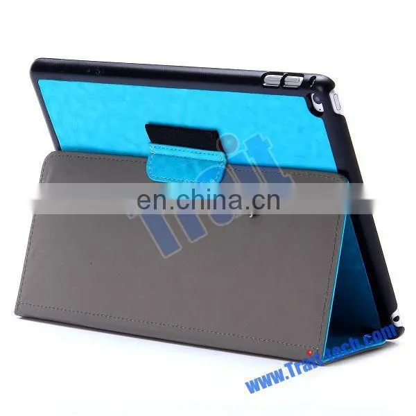 Factory OEM Flip Stand PC PU Cases for iPad Air 2