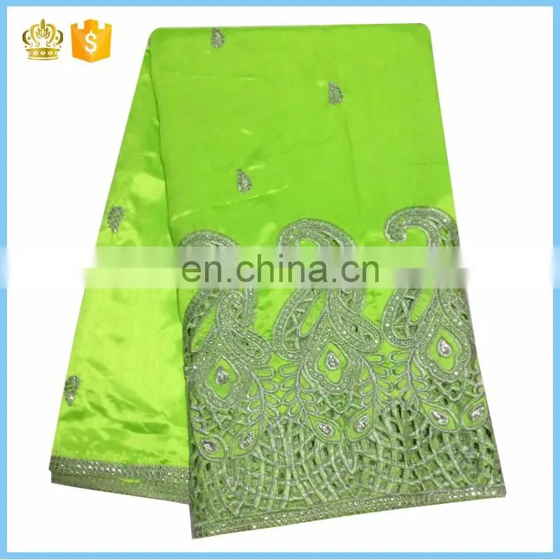Guangzhou China most popular George Lace Fabric Embroidery Lace with sequins H16012434