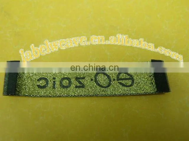 fashion woven silk clothing labels