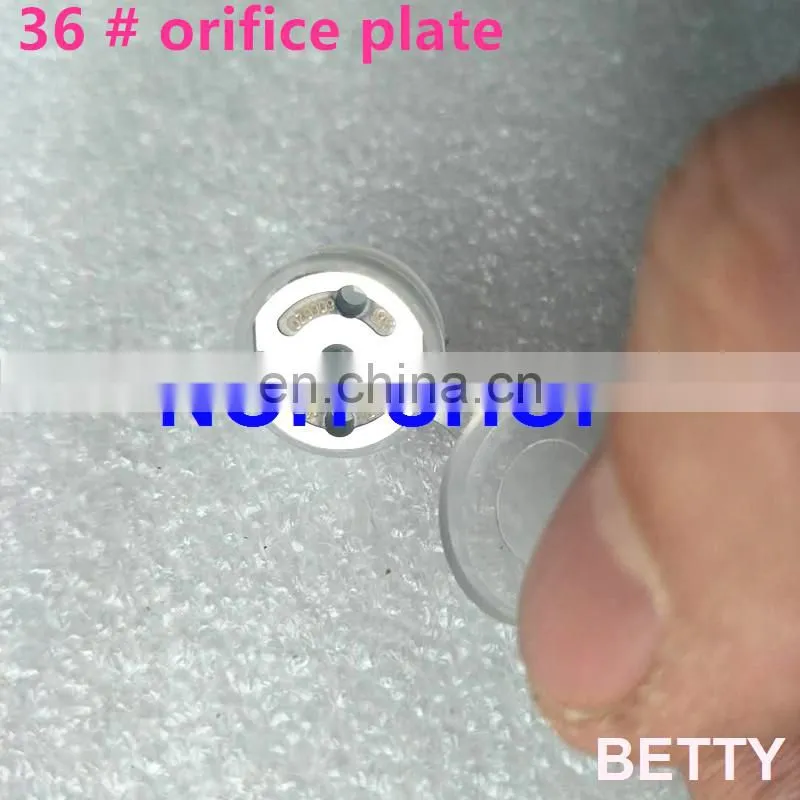 New and good quality injector valve orifice plate 36# for 095000-6791 095000-5550 made in china