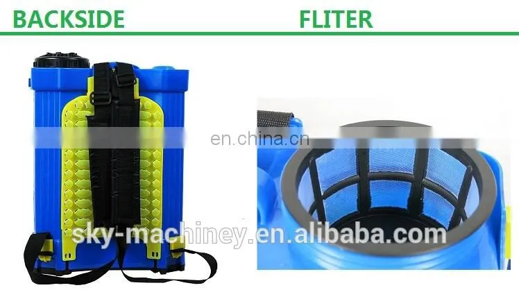 Hot farm machinery 16L 12v dc agriculture battery battery power knapsack acid water sprayer pump