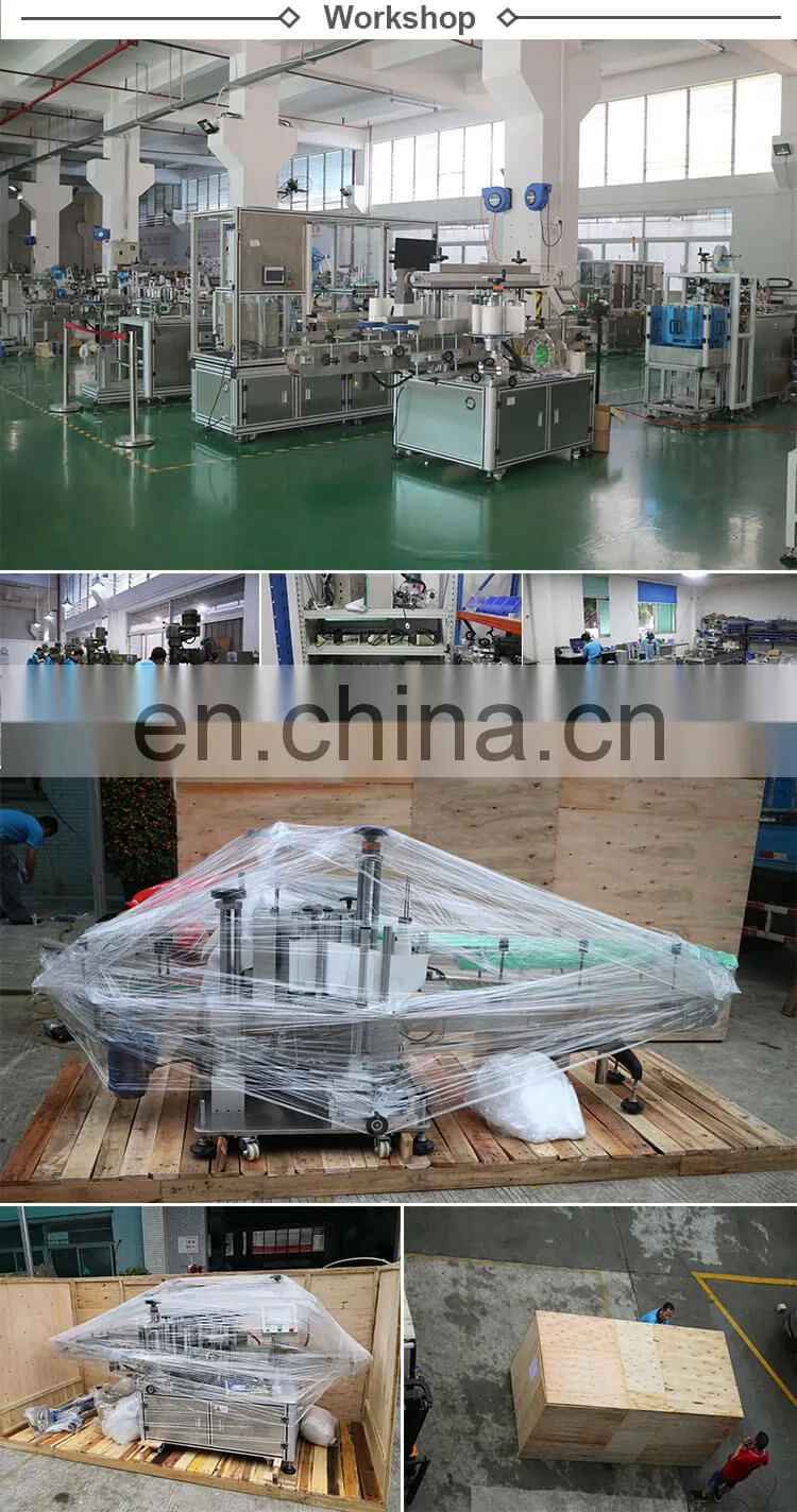 Packaging Production Line Automatic Labeler , Single Labeling Machine Heads