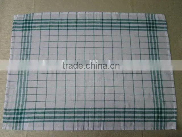 Kitchen textile poly-cotton check cheappest kitchen towel