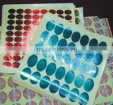 Embossed hologram film 3d laser hologram display sticker led
