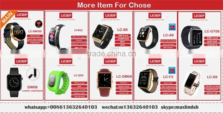 bluetooth Watch for android smartphone U3 smart watch