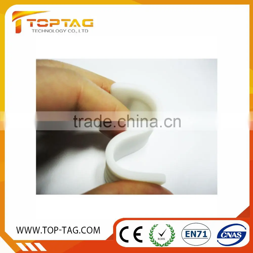 Waterproof silicone industrial UHF rfid laundry tag with Alien H3 chip