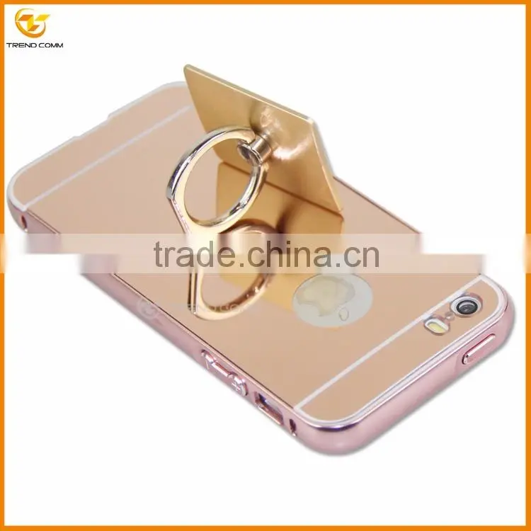 wholesale aluminum metal bumper plating mirror hard cover for iphone 5s
