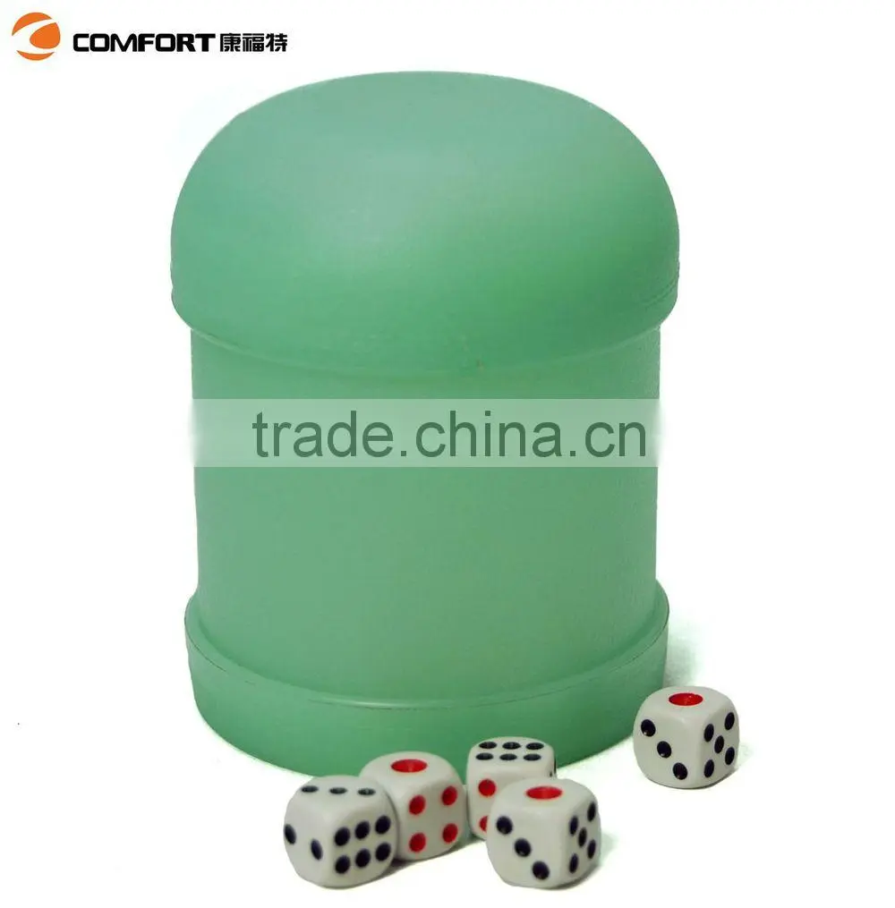 2015 new acrylic dice cup chess game