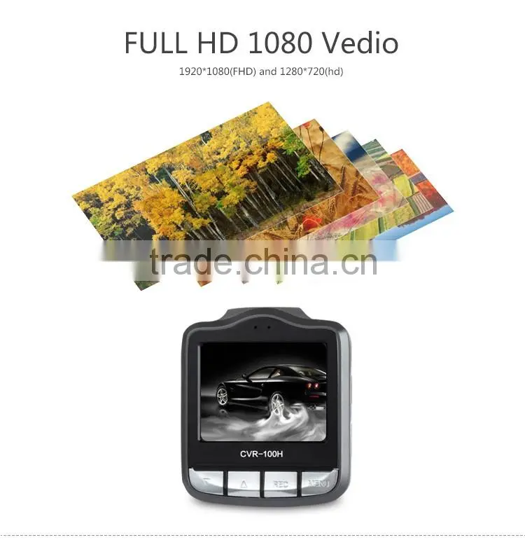 CVR-100H 2.4 inch screen car camera 1080P FULL HD H.264 CAR DVR