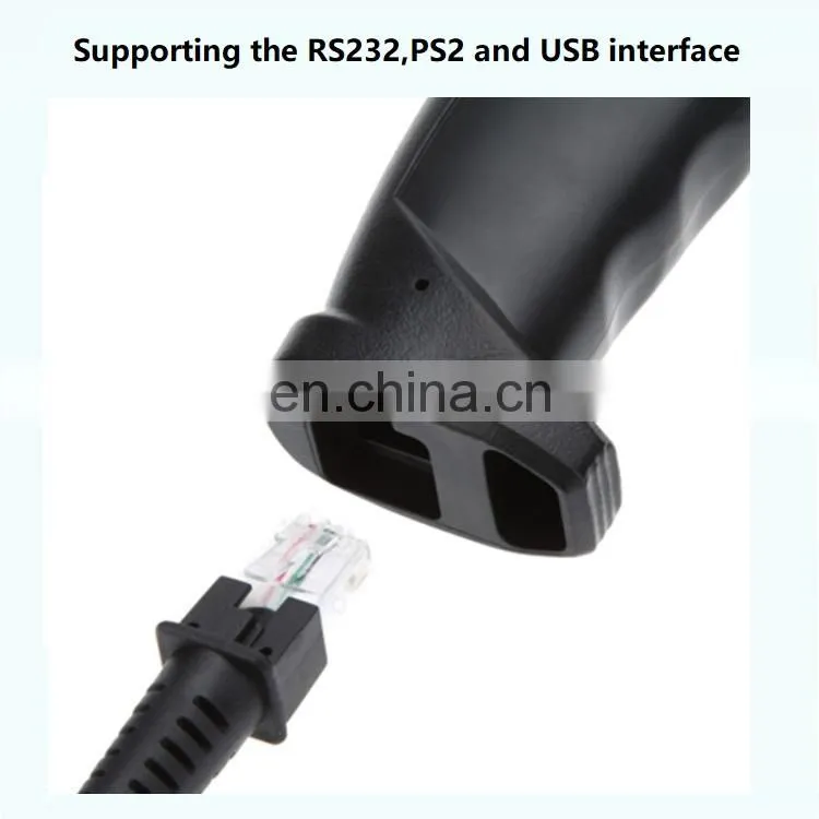 2019 Best price Wired Portable Handheld USB Bar Code Reader cheap 1d Laser barcode scanner