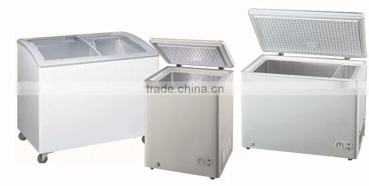 BD650C large capacity solid door freezer with lock
