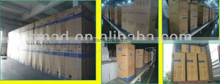 china glass door refrigerated display fridge for meat, pizza,cake