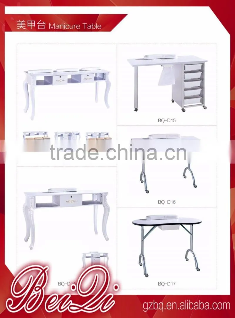 Beiqi High Quality Factory Price Manicure Table for Nail Spa Product Beauty Salon Furniture for Sale