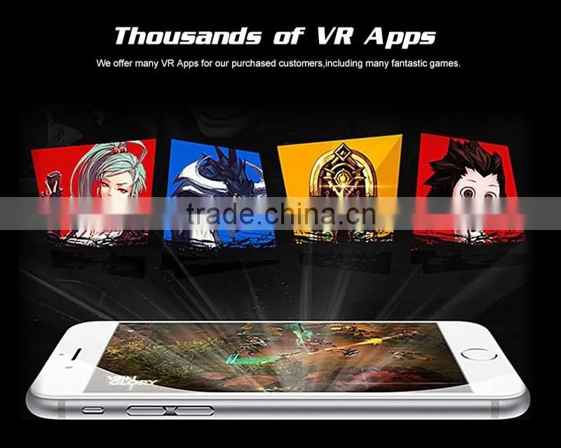 google Cardboard for 4.5-6 inch Smartphone 3D VR Box VR Glasses Virtual Reality Headset With bluetooth remote VR II box