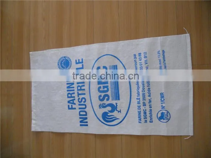 China pp woven sack for rice,seed,animal feed,sugar,flour ,build materail ect for 25kg/50kg