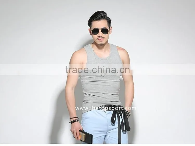 Customize wholesales simple cotton sport vest singlet