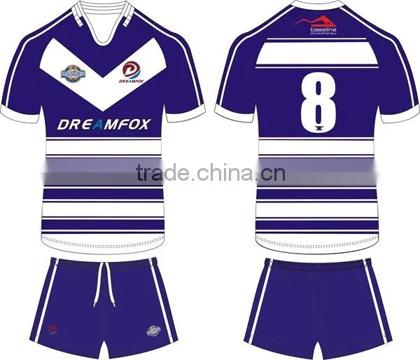 Wholesale team rugby jerseys newest college rugby jerseys custom free design rugby shirt