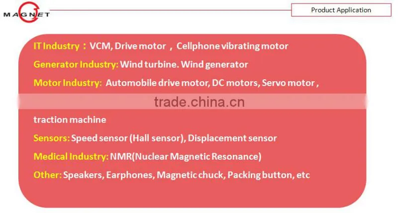 permanent neodymium magnet N NM NH NSH NUH NEH NAH