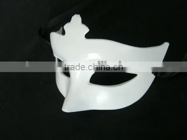 DIY white princess paper mask