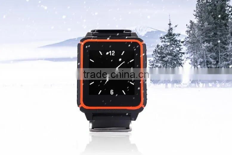 The IP68 waterproof heart rate monitor watch with Android and IOS smart watch 2016