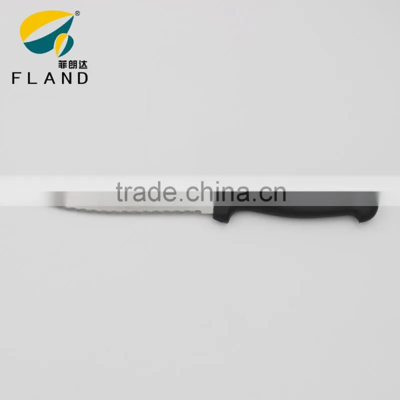 YangJiang Factory supply Hot sale stainless stainless steel serrated kitchen knife pp Handle