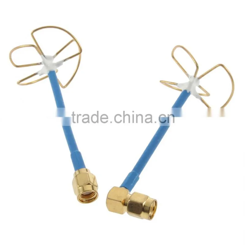 5.8G 3 Blade Clover Transmitting antenna Inner hole L-Shaped Connector Audio Video FPV