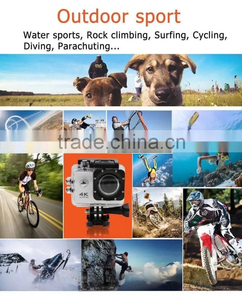 Gift Promotional Wifi 4K Video Sports Camera Brand New Wifi 4K Sports Camera