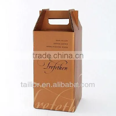 Hot sale Wine case packaging box / Wine packing Box / cardboard wine box *WB20130522-2
