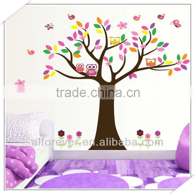 New Arrival the owl tree wall decor kids for living room
