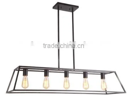 Cube Box Frame Pendant Light