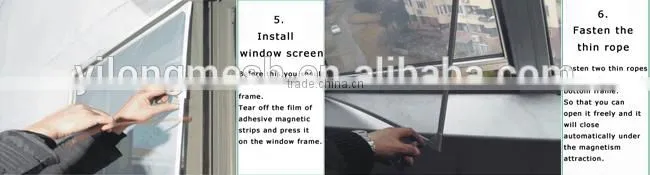 DIY Magnetic Mosquito Screen