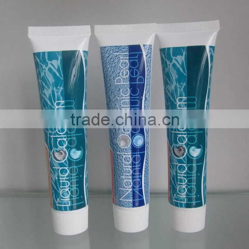 empty 5 layers plastic laminate tube for toothpaste packaging