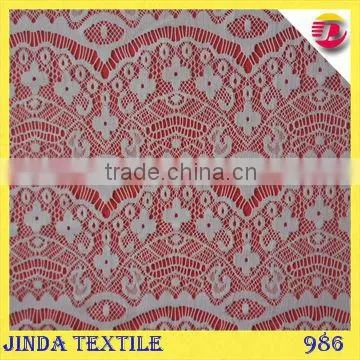 Cheap good quality special shape bulk lace fabric for garment