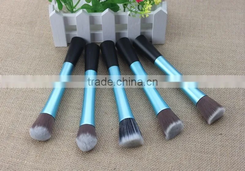 5PCS/SET Thin Waist Pinceaux Maquillage Hot Lady Concealer Dense Powder Blush Brush Facial Care Foundation Waistline Makeup Brus