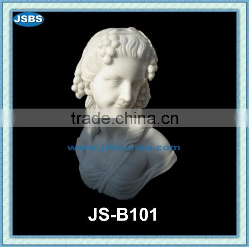sale antique beautiful white marble sexy girl bust