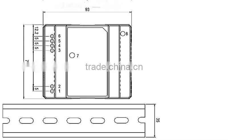 60W Din Rail powe supply DR-60W-24V/2.5A
