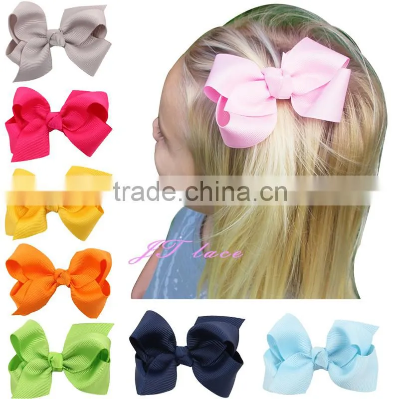Lavender shabby satin ribbon hair bow- garment bow accessories- shoes bow decorate- lady's bow accessories