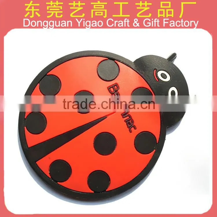 3D embossed PVC souvenir fridge sticker for business gifts