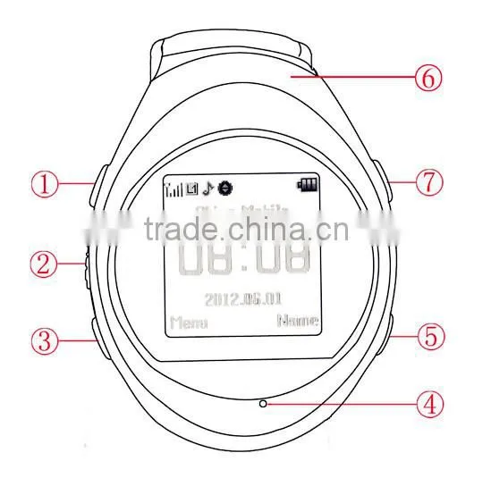 High quality 2016 touch screen cheap gps watches for runners