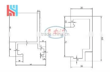marble stone fixing system with anchors aluminium stone bracket