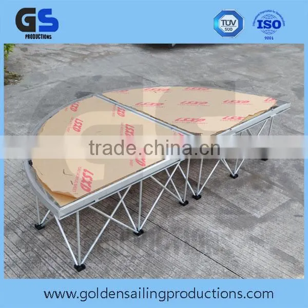 Outdoor event stage , round stage, portable stage supplier