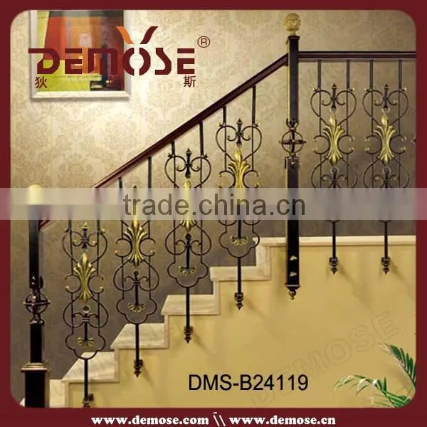 2016 classical wrought iron railing parts