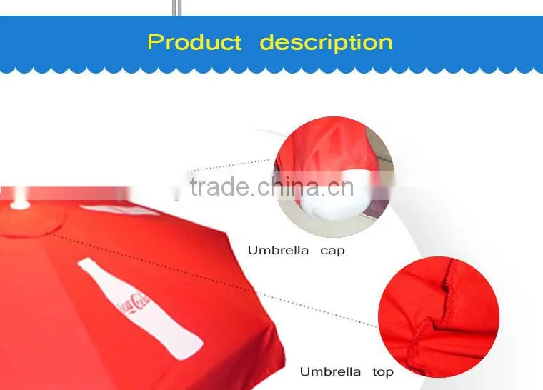 red color good print cheap promotional umbrellas