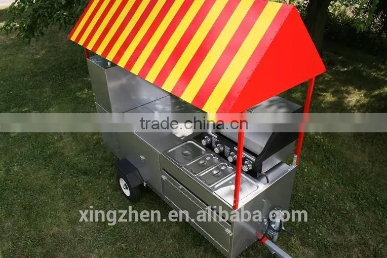 trailer for hot dog CE approved trailer for hot dog