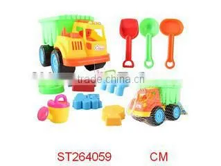 Plastic toy beach car