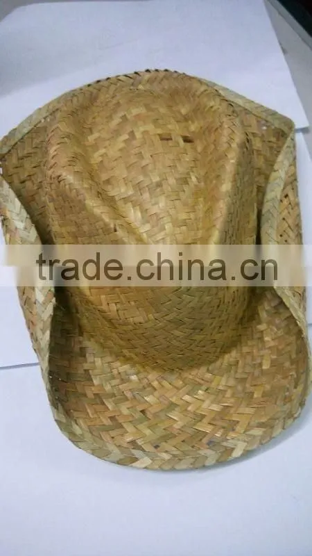 2016 Vietnam Promotional Palm Leaf Hat/ Cowboy Straw Hat for going beach