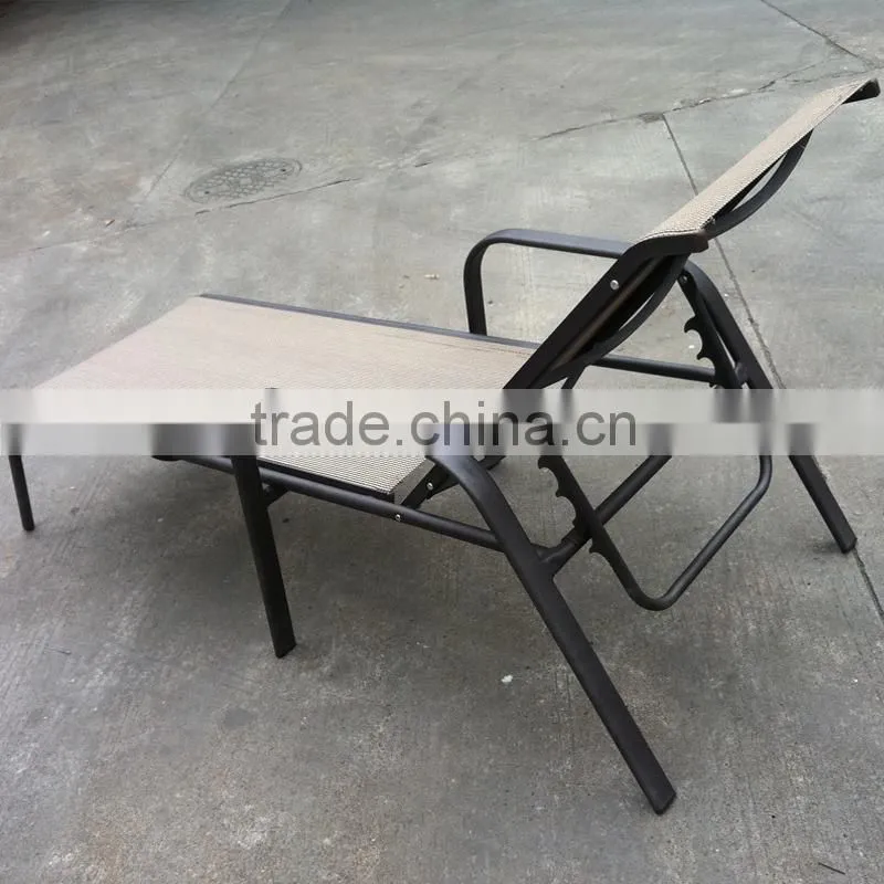 Outdoor Polyurethane Polyethylene Pool Chaise Chair Sun Lounger