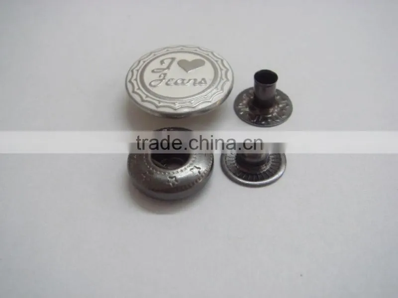 20mm metal plating fancy kids elegant snap button