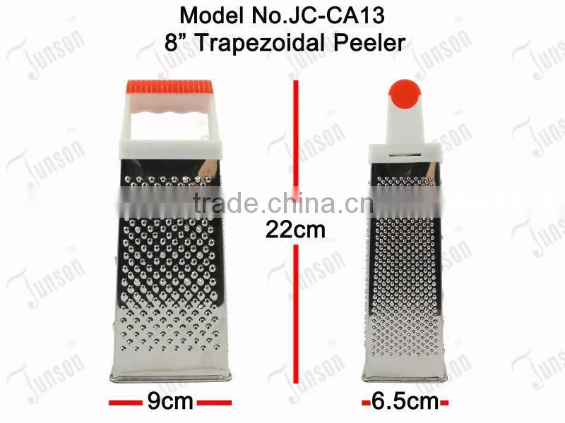 8" Vegetables Scrape Plane/Trapezoidal Fruits and Vegetables Rutter/Stainless Steel Peeler