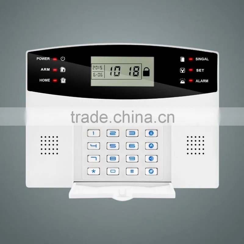 New Combination YL-M2B LCD Screen Smart Wireless GSM Home Alarm System